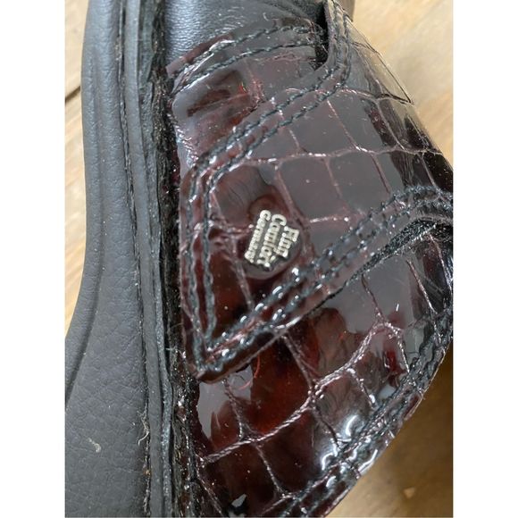 FINN COMFORT AUSSEE SOFT Black/Croc Slip On Mules Shoes Size EU 39 / US 8 - Picture 11 of 13